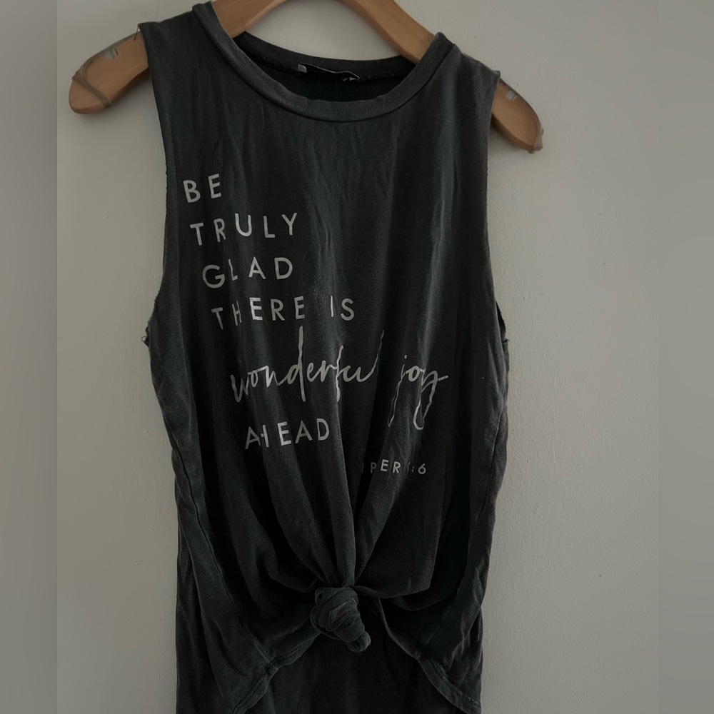 Homegirl Society Be Truly Glad There Is Wonderful Joy Ahead Bible Verse Top Sz M